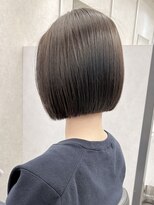 ヘアサロン ドットプラス 町田店(dot. plus) ミニボブ/ミルクティーブロンド/ダークブルー/町田