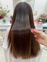 エレラビューティー(ELERA beauty) 【ビフォーアフターあり】地毛風酸性ストレート/ダークブラウン
