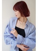 ネウィ ファミ 吉祥寺(newi fhami)&nbsp;ナチュラルボブ×大人ショートボブ×ウルフボブ