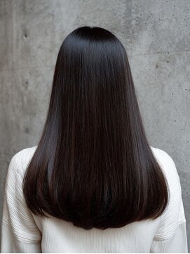 パッション 南中山店(PASSION) 髪質改善で叶える 上品大人女性黒髪ツヤヘアスタイル