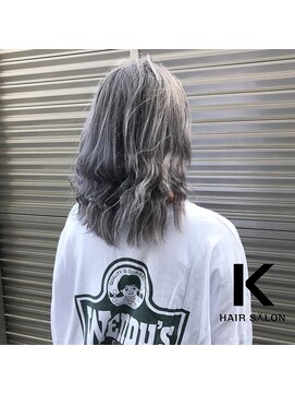 ケイヘアサロン(K hair salon) シルバーグレーカラー