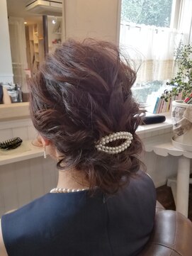 ヘアメイクアンドスパ エステ カエル(Hair make&SPA Kaeru) ☆結婚式アップスタイル