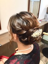 秋葉原コットン ヘアセット専門店&nbsp;ルーズアップ　結婚式アップ　2次会アップ