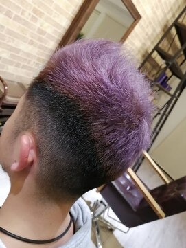 イストワール美容室 ダブルカラー*purple*