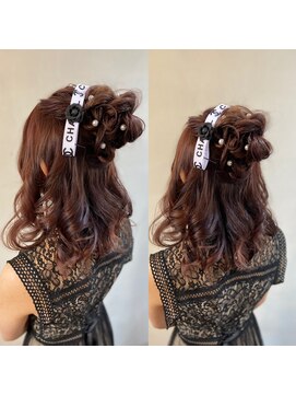 セットサロン カリーナ(carina) ハーフアップ