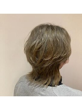 ネオヘアー 曳舟店(NEO Hair) マッシュウルフ×グレーパール