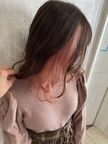 ヘアスタジオ アルス 御池店(hair Studio A.R.S) インナーハイトーン薄ピンク
