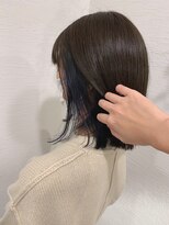 ローグ ヘアー 金町店(Rogue HAIR) ローグ金町美容室《沙月》 イヤリングカラー×ブルー
