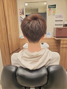 ネクサス 田町店 ブラウン/刈り上げ/ナチュラル/好感度/マッシュ/2ブロック