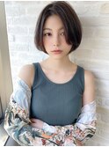 《前地 麻衣》大人女性の色っぽうざバングショート