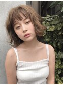 丸み可愛いボブ/大人ガーリー