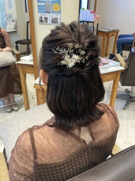 美容室 パルス 静岡鷹匠店(PALS) ゆるふわ王道ハーフアップ