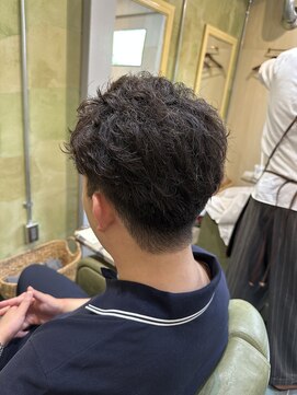 グレースマンカフェ(GRACE MAN CAFE) 刈り上げソフトバックパーマ