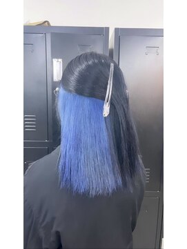 エイル アメ村(Eir) インナーカラー☆ブルー