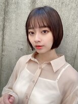 アルケー ヘアアンドヘッドスパ 錦糸町南口店(arche Hair&head spa)&nbsp;インナーグレージュ/マチルダボブ/前髪/ピンクベージュ/錦糸町
