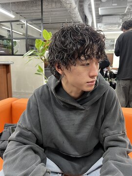 ニコ トウキョウ 渋谷(nico TOKYO) メンズ/センターパート/ニュアンスパーマ