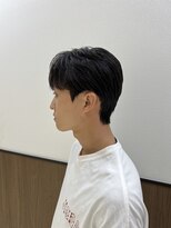 ステージ(STAGE)&nbsp;ダウンパーマ　韓国メンズヘア　カルマパーマ　センターパート