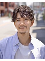 リアライズ(REALIZE) [men's]大人ツイストスパイラルパーマセンターパート