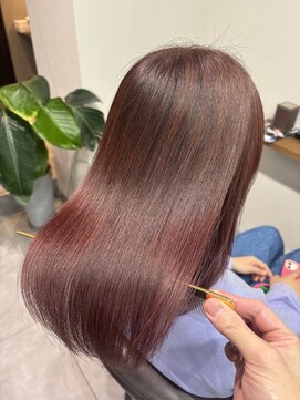 ルーム(ROOM) 【髪質改善メテオカラー】ローズピンク