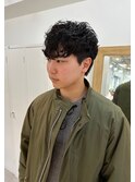 ナチュラルスペインカール　/メンズパーマ/ナチュラルパーマ