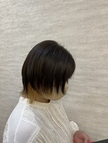 【MIKOTO】@mikoto_newi　「髪質改善」ナチュラルなボブウルフ＊
