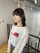 ヌープヘアーアイス(NUUP.hair ici)&nbsp;小顔似合わせカットオリーブベージュ透明感艶感カラーレイヤー