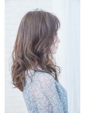 エアービジュー(Air Bijou) ウェーブ×デジタルパーマ×レイヤーカット 20代30代40代