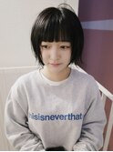 【ハニちゃんボブ/中里千尋】ボブ/切りっぱなし/重めボブ/韓国