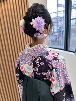 コンティロミー(CONTI ROMMY.)&nbsp;20代成人式振袖ヘアーセット☆着付け☆和装/お団子ヘア本厚木