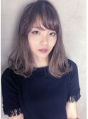 ◆Jカールミディ＋ピンクグレージュ【自由が丘髪質改善サロン】
