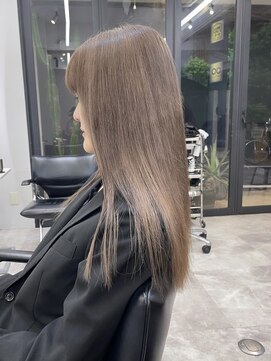 フラム 渋谷(flamme) ◯ブリーチ1回グレージュ