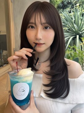 プール(POOL) 【TAISEI】小顔フェイスレイヤー ＋ 艶感ロング