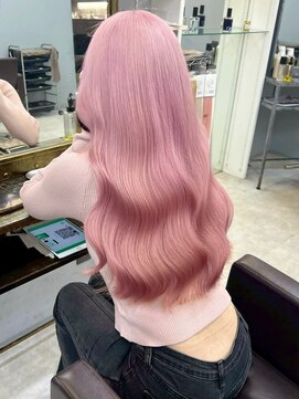 オズ 郡山桑野店(OZ) ミニウルフチェリーブラウンホワイトグレージュフェザーパーマ