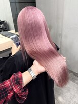 ギークス(GEEKS)&nbsp;【GEEKS渋谷】ホワイトピンク/冬カラー/ハイトーンロング/透明感