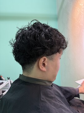 メンズ無造作パーマ