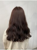 ほんのりピンクブラウン