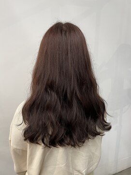 ほんのりピンクブラウン