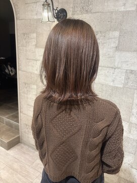 アストランティア 栄店(ASTRANTIA) 【女性専用サロンASTRANTIA栄】ブリーチなしW/ヘーゼルベージュ