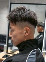 メッツ 原宿(METS)&nbsp;MEN'S/ハイライト×アップバングショート/フェード