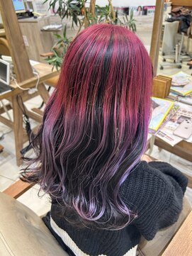 リーナ ビューティガーデン(LiNA BeautyGarden) アンブレラカラー/ピンクパープル