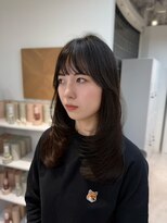 ザシェノンウメダ(THA CHAINON UMEDA) イメチェン/ピンクベージュ/アンブレラカラー/前髪/心斎橋