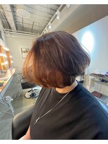 ビハインドザカーテン(BEHIND THE CURTAIN)&nbsp;レイヤーショート×くせ毛風パーマ×レイヤーショート
