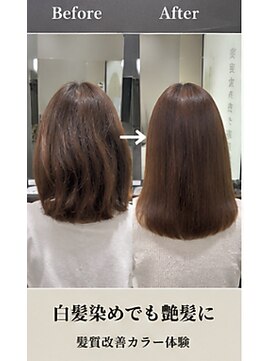 リアン(Lien) 【フルカラー】【白髪×艶髪】髪質改善カラー体験