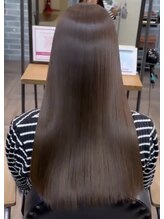 【髪質改善カラー】カット+髪質改善ボンドカラー+ベースTr￥8900