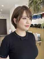 チオ(Chio)&nbsp;【富山】小顔魅せナチュラルブラウンショートボブ