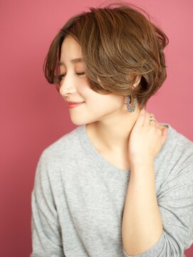 ベック ヘアサロン(BEKKU hair salon) ルーズなカールで洗練された大人ショートボブ☆