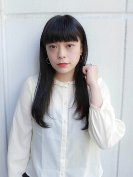 ルティア(Lutia) ぱっつんバング さらつやストレート ナチュラル縮毛矯正★★