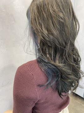 エイトセカンド 新宿三丁目店(EIGHT second) ベージュ×アッシュネイビー【EIGHT second】仙頭