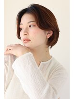ヘアーアンドメイク エクリ 不動前店(Hair&Make equri) ナチュラルショートボブ