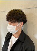滋賀、南草津、メンズ美容室、波巻きツイストスパイラルパーマ